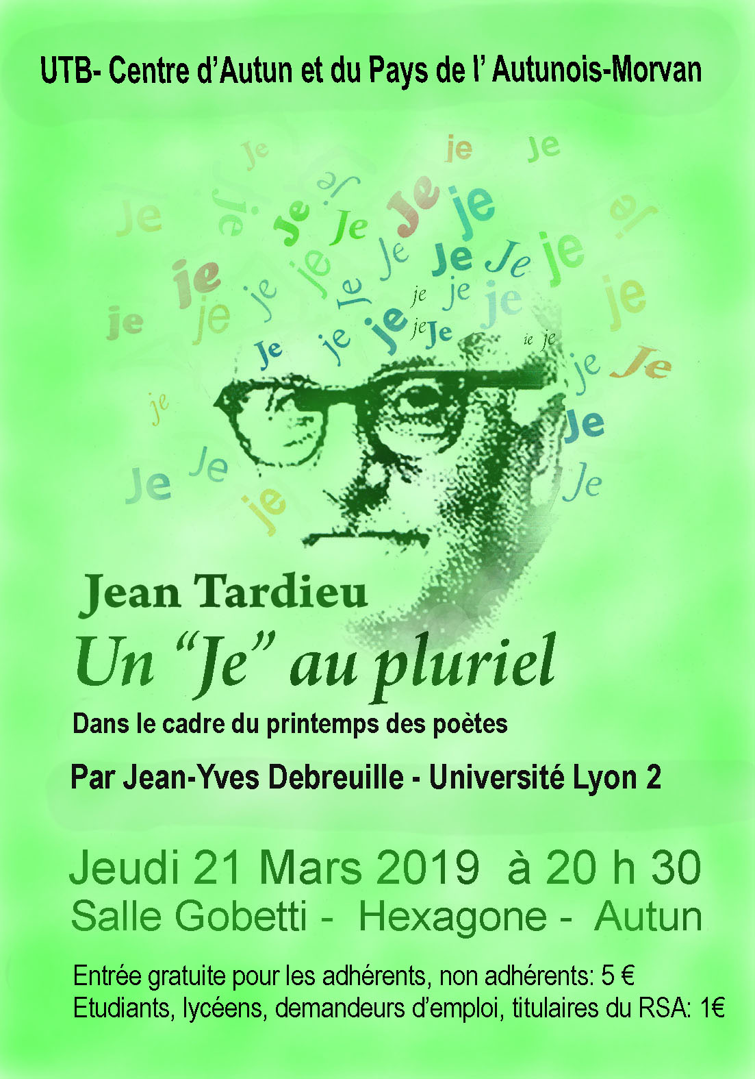image : Jean Tardieu : un « Je » au pluriel