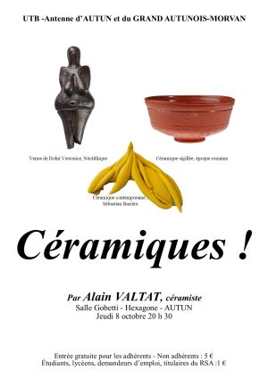 image : Céramiques !